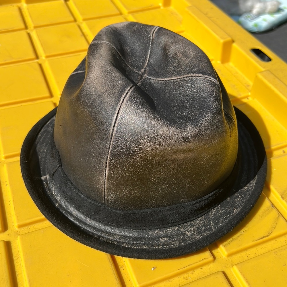 Leather Fedora Hat